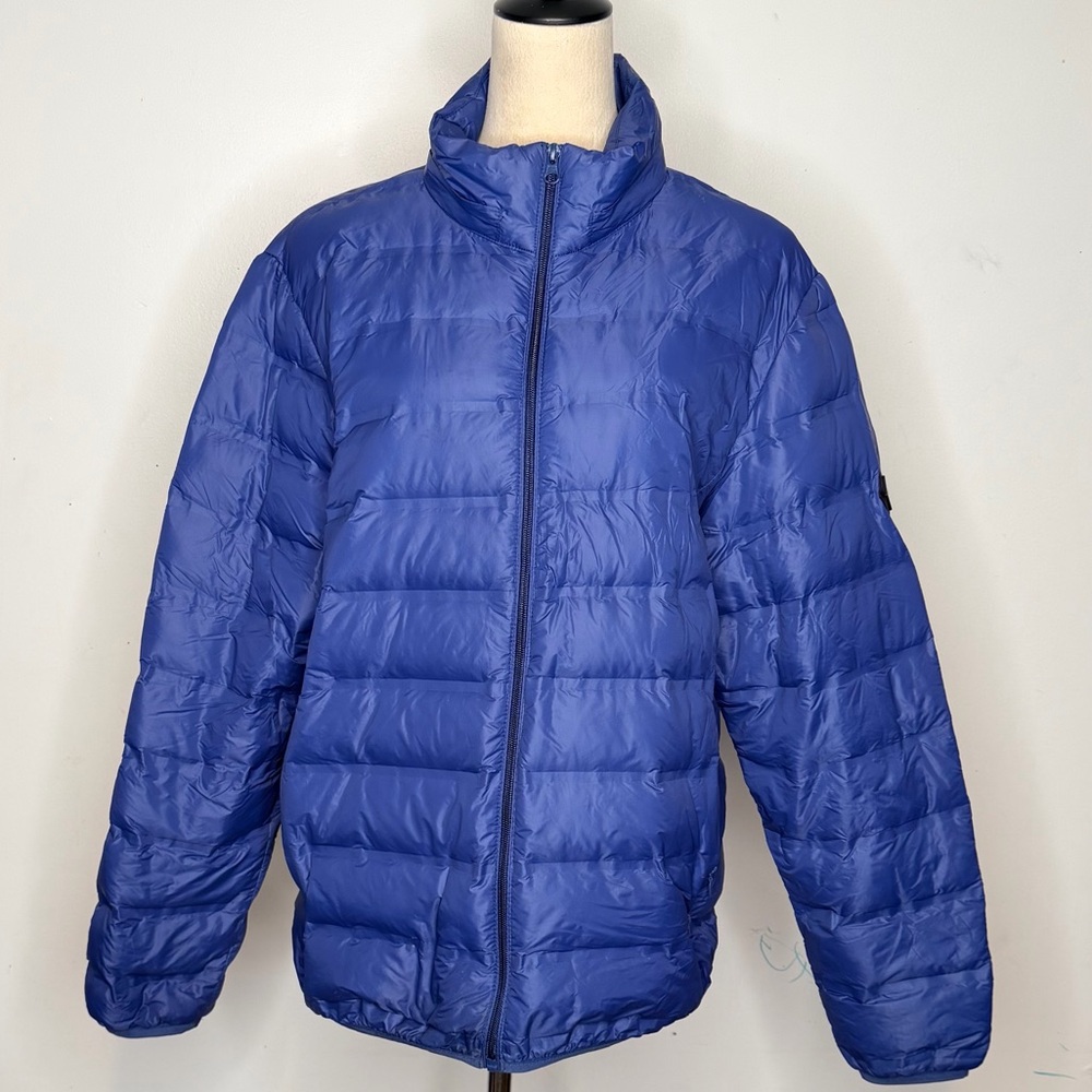 Best Wear Royal Blue Waterproof Puffer Jacket Men's Size L